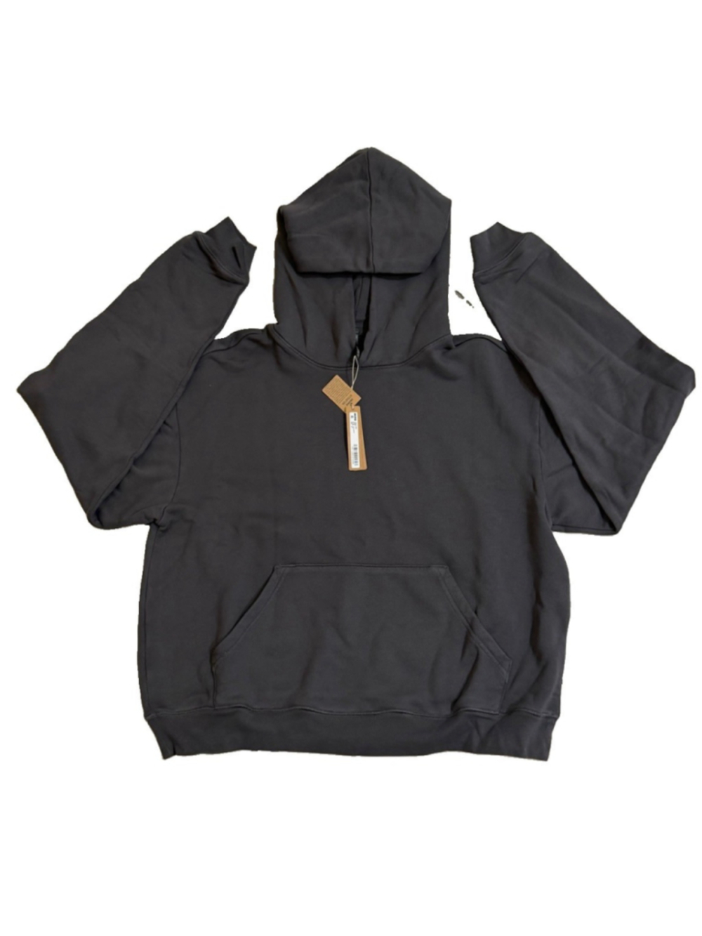 SKIMS TERRY HOODIE SWEATSHIRT ASH COLOR SIZE MEDIUM